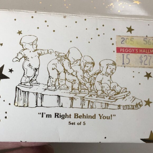 Department 56 Im Right Behind You Set Of 5 Figurines Snowbabies Miniatures - Picture 2 of 9